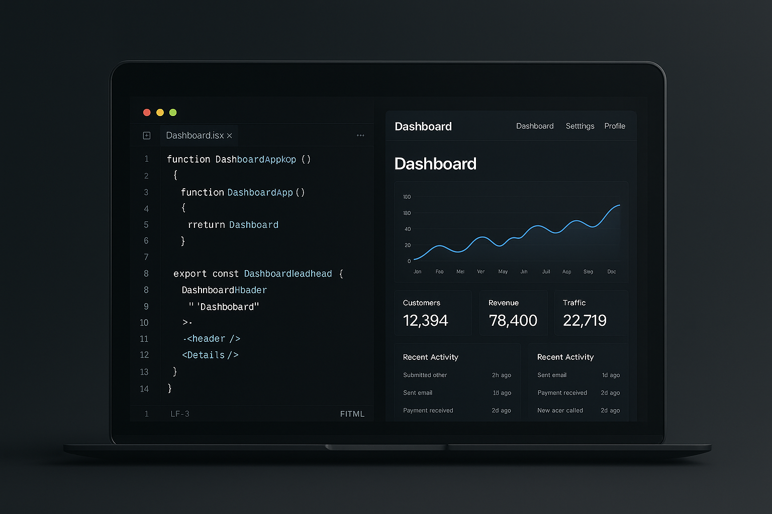 Dashboard Ansicht